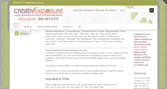 Desktop Screenshot of creativexposure.net
